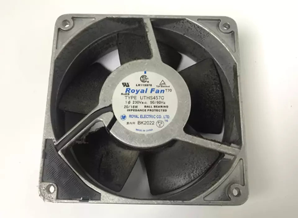 Royal Fan UTHS457C Metal Cooling Fan AC 230V 20/18W In Box - ROYAL FAN