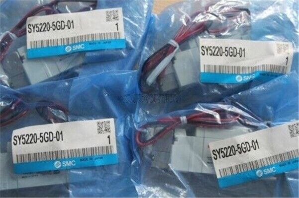 1PC SMC SY5220-5GD-01 Solenoid Valve SY52205GD01: High-Quality Component for Industrial and Lab Use - SMC