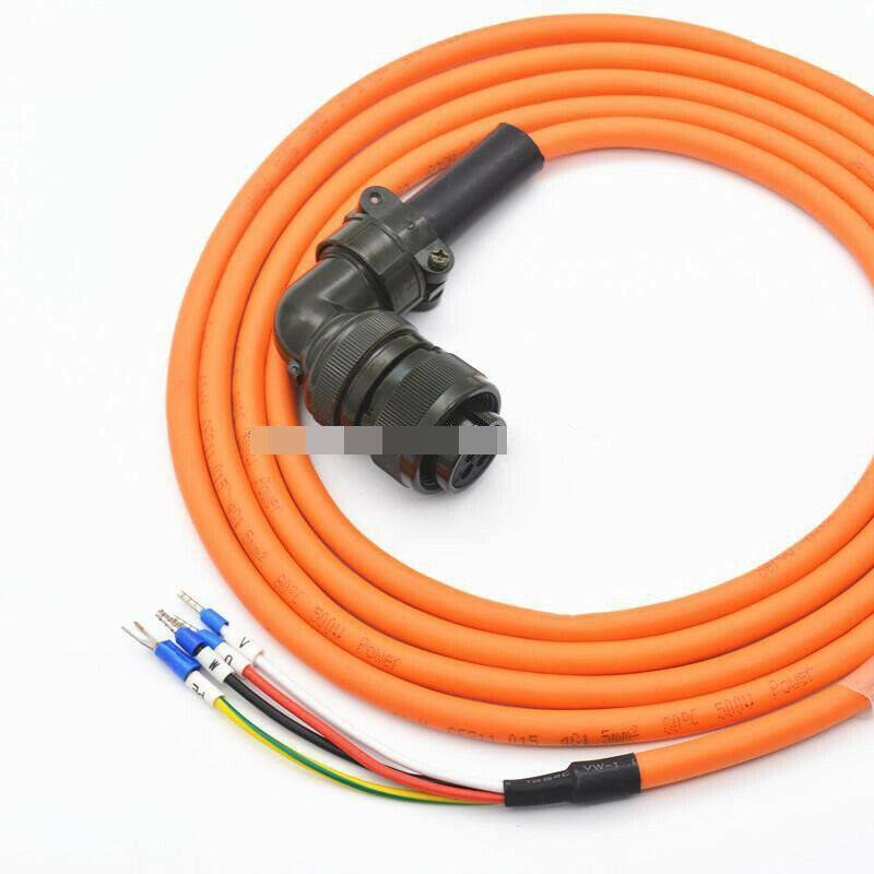 new ONE servo power cable cable ation plug 4 core MR-PWCNS4-5M - KOEED