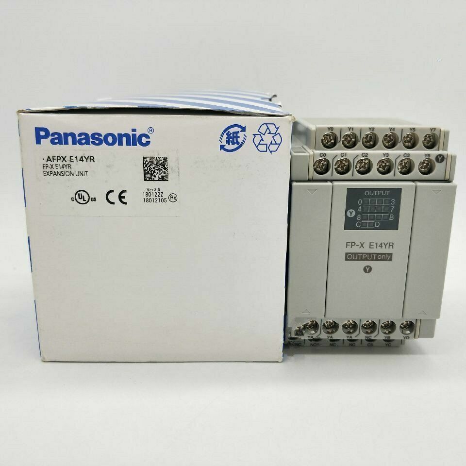 Panasonic AFPX-E14YR FP-X E14YR PLC Expansion Module 1PC - Panasonic Expansion Module for Industrial Automation and Control - PANASONIC