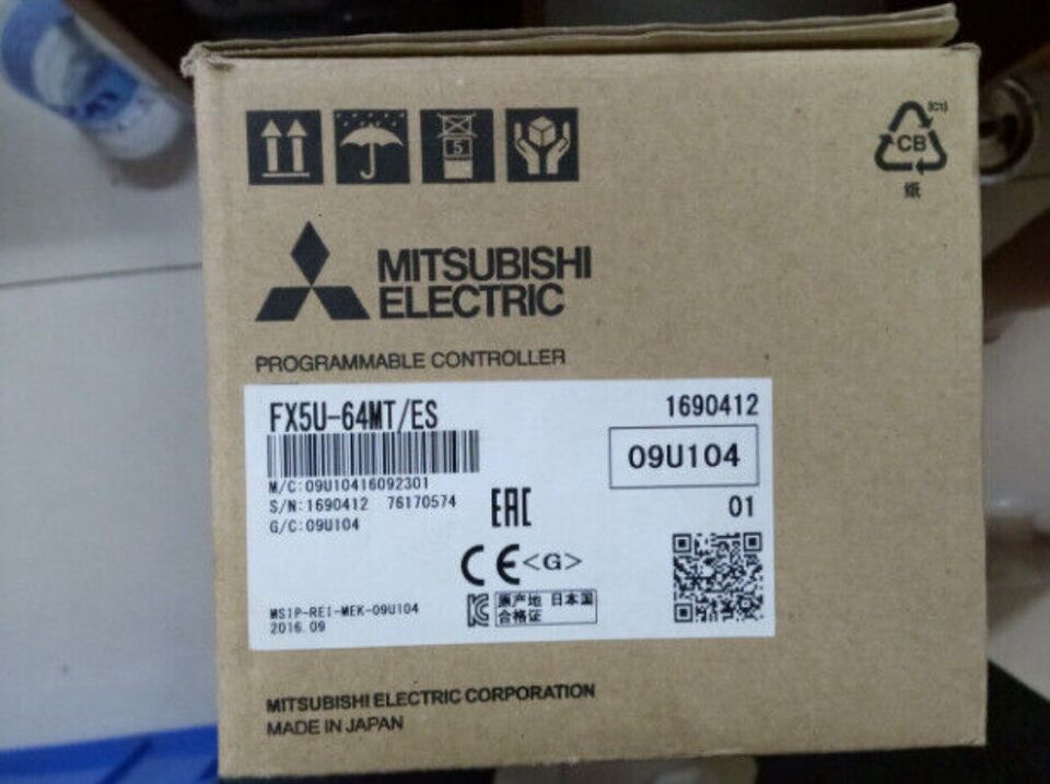 new 1PC Mitsubishi FX5U-64MT/ES FX5U64MTES PLC Module In Box ping - MITSUBISHI