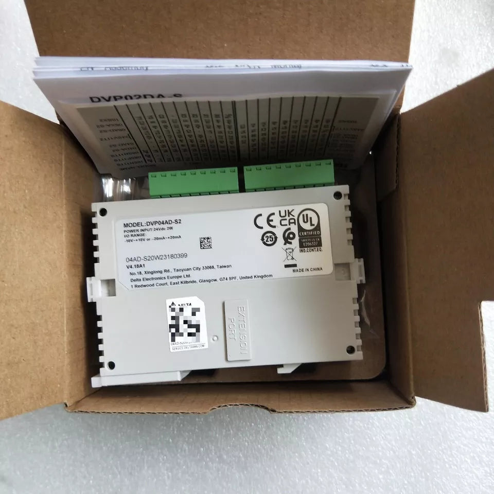 Delta DVP04AD-S2 PLC Module One DVP04ADS2 - DELTA