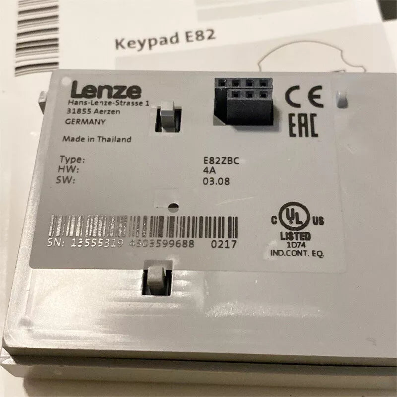 new One Lenze E82ZBC Operating Keypad Module - ONE LENZE