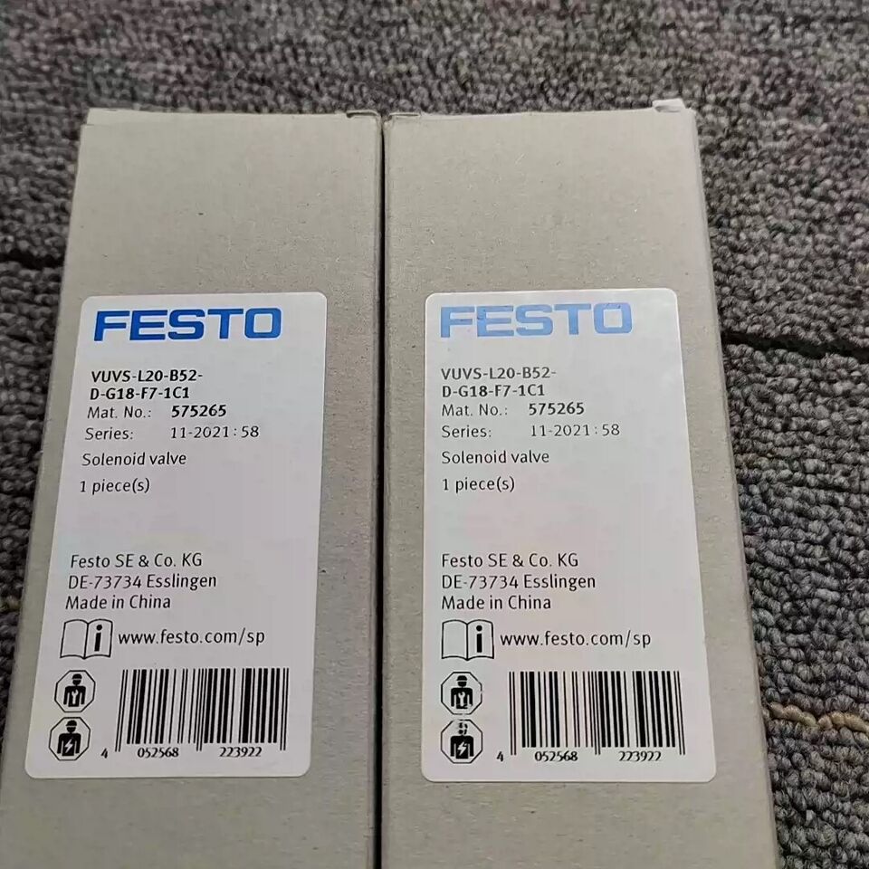 Festo VUVS-L20-B52 Solenoid Valve - FESTO