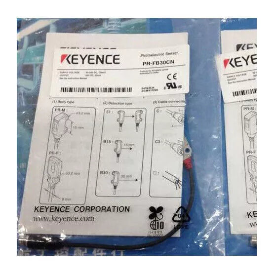 New Keyence PR-FB30CN Photoelectric Sensor - KEYENCE