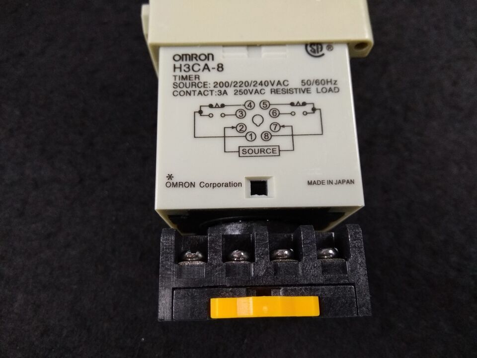 Omron H3CA8 Timer 1PC H3CA-8 Solid-State Timer with Energy Efficiency and Smart Features - OMRON