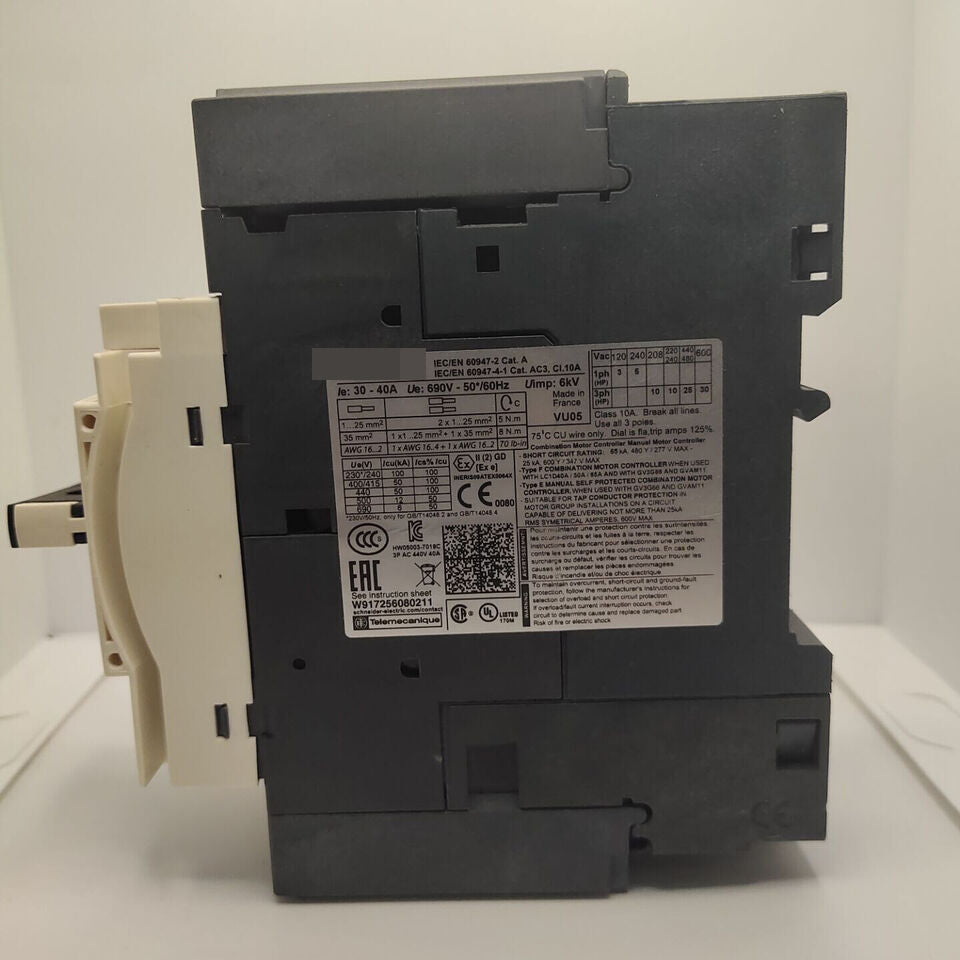 new IPC Schneider GV3-P40 30-40A GV3P40 Circuit Breakers - SCHNEIDER