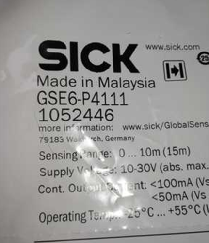 1PC SICK Photoelectric Sensor GSE6-P4111 - SICK