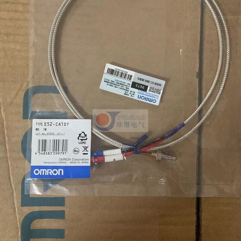 new 1PC Omron E52-CA1DY M6 1M Thermocouple E52CA1DY - OMRON