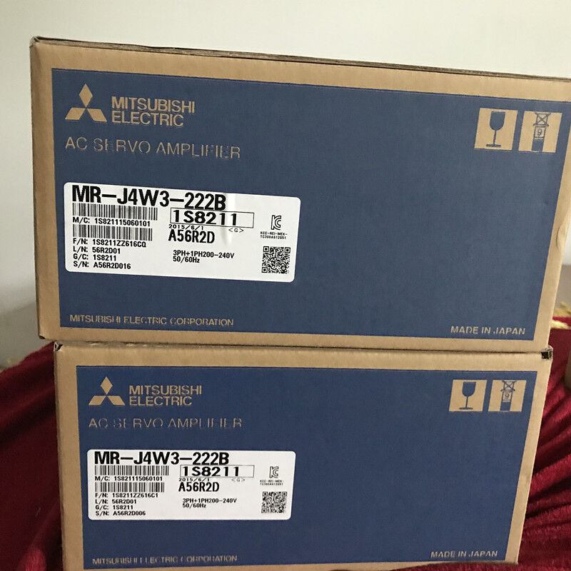 Mitsubishi AC SERVO DRIVER MRJ4W3222B - High-Power Industrial servo driver in box - MITSUBISHI