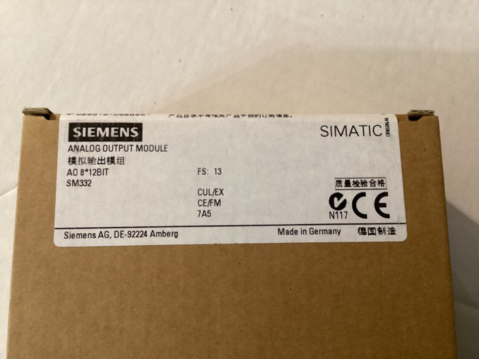 new 1PC Siemens 6ES7332-5HF00-0AB0 6ES73325HF000AB0 In Box ping