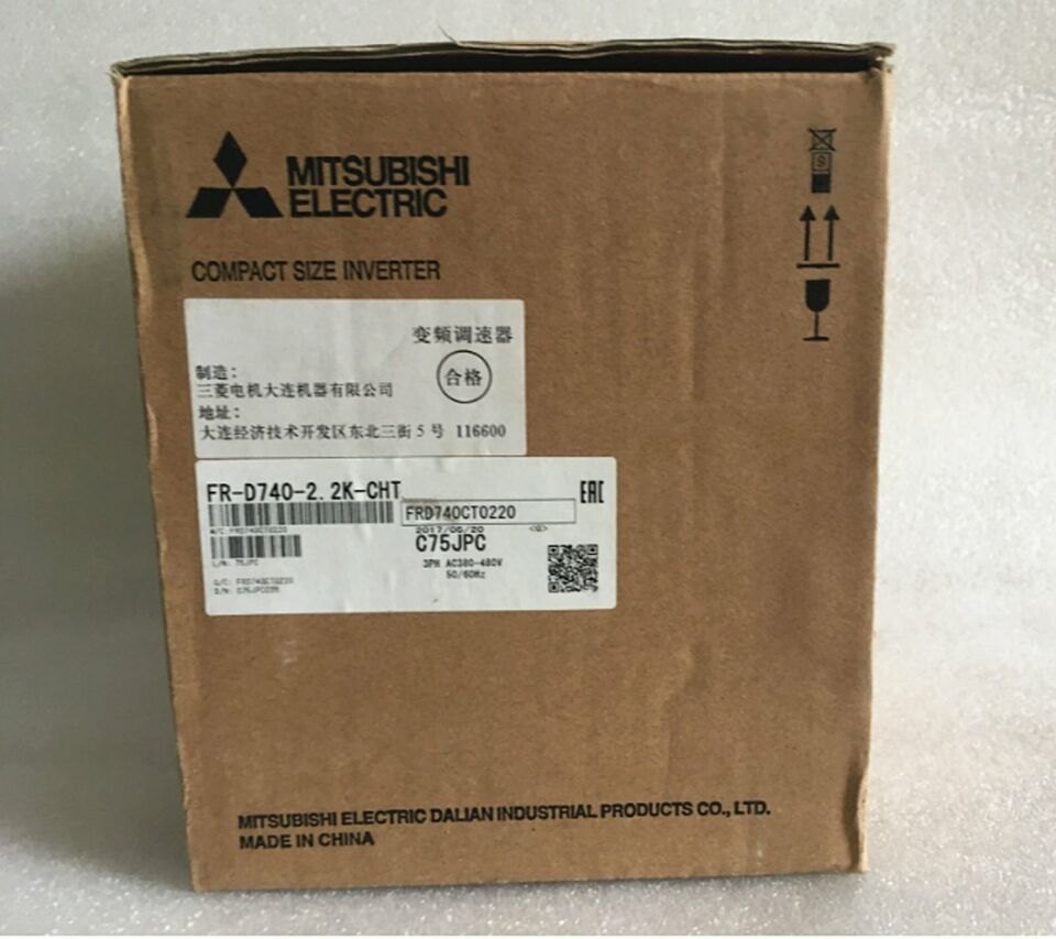 Mitsubishi Inverter FR-D740-2.2K-CHT 380V 2.2KW Inverter for PLC Industry - MITSUBISHI