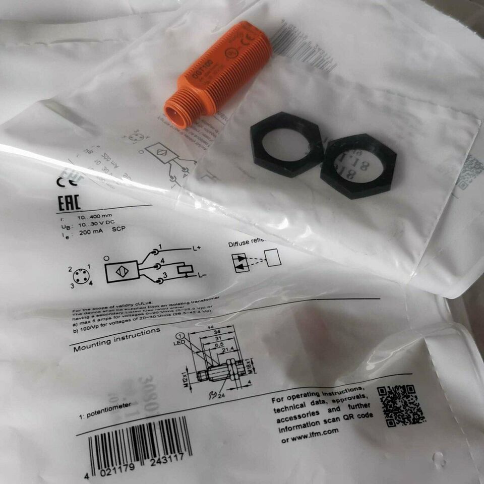 IFM OGT-100 Photoelectric Sensors - IFM