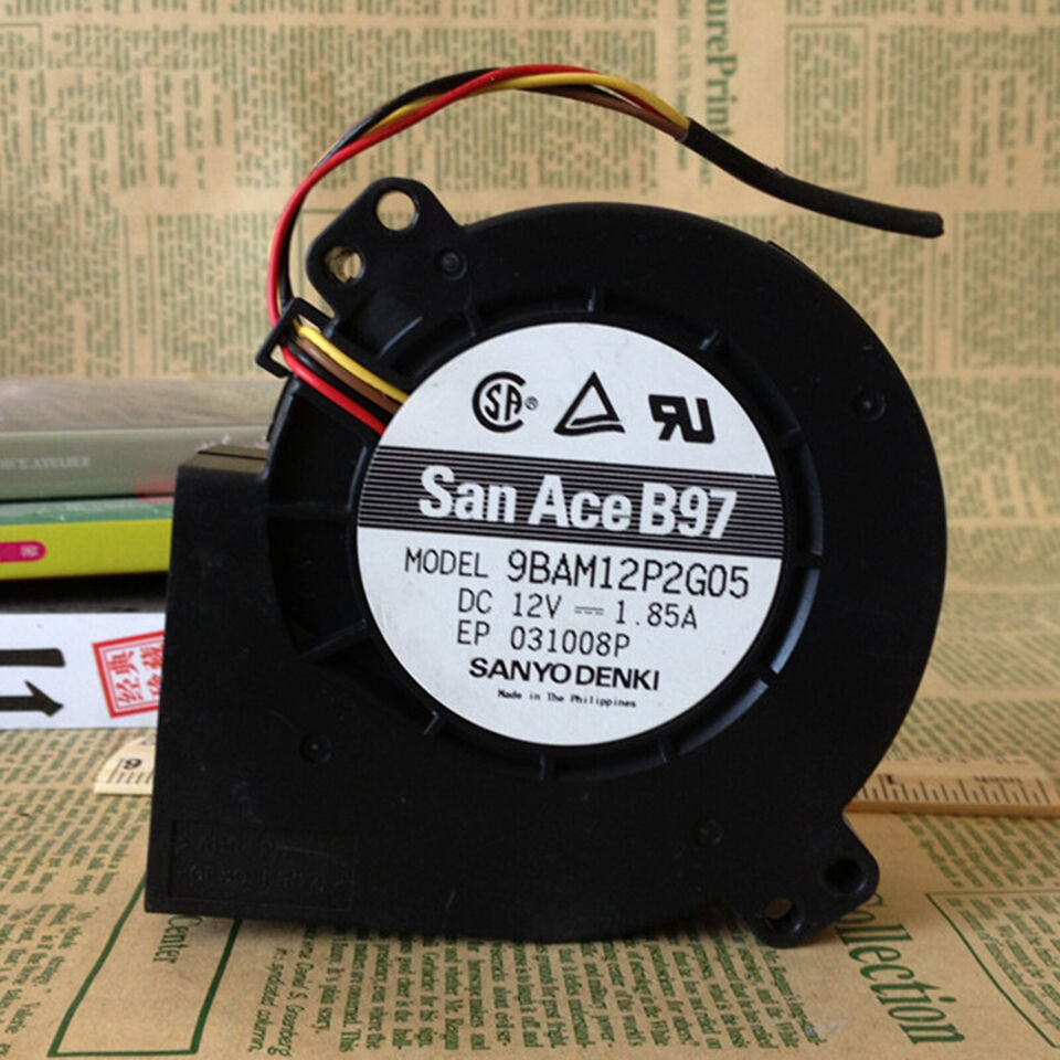 new 1PC Cooling Fan One 9BAM12P2G 12V 1.85A - PLC INDUSTRY BRAND