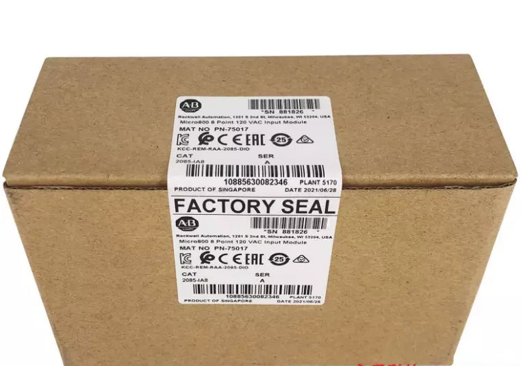 Factory Sealed 2085-IA8 Micro800 8 Point 120 VAC Input Module - FACTORY SEALED