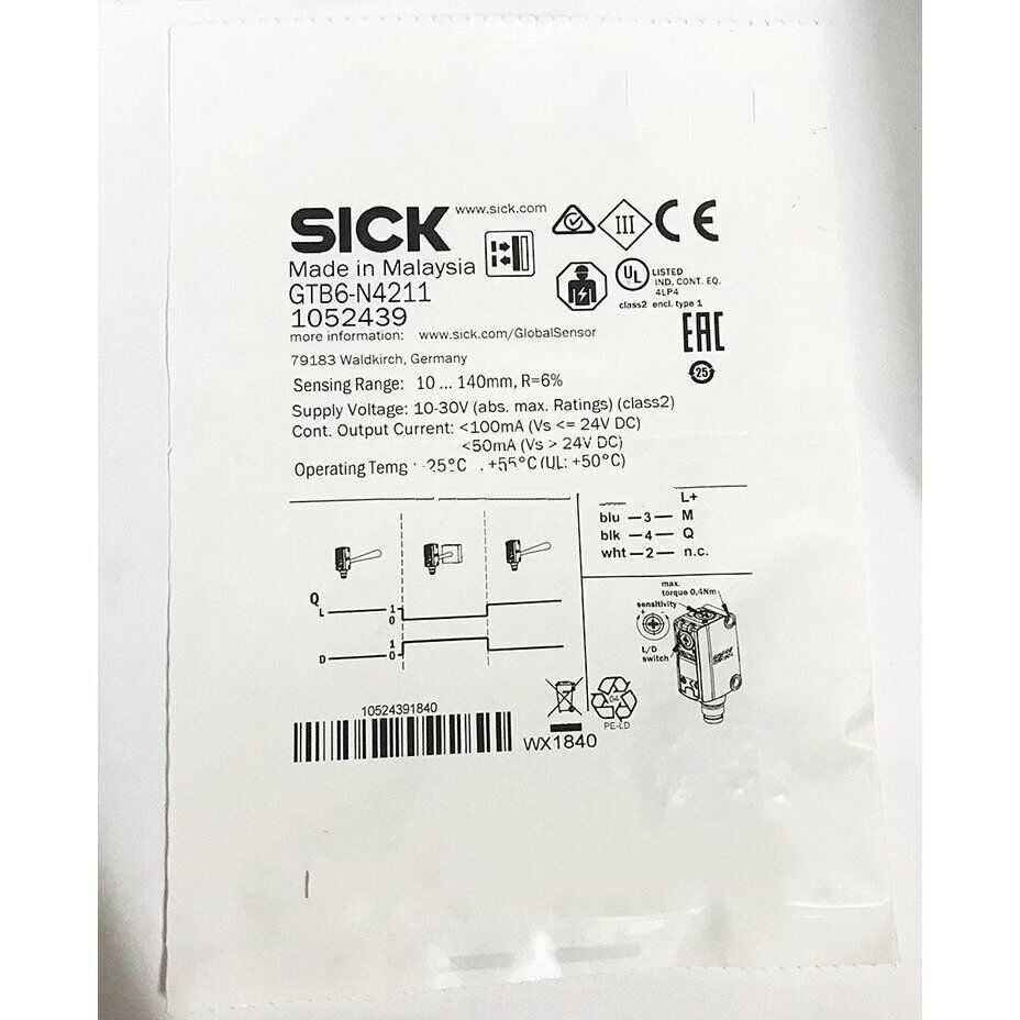 new 1PC Sick GTB6-N4211 GTB6N4211 Photoelectric Sensor - KOEED
