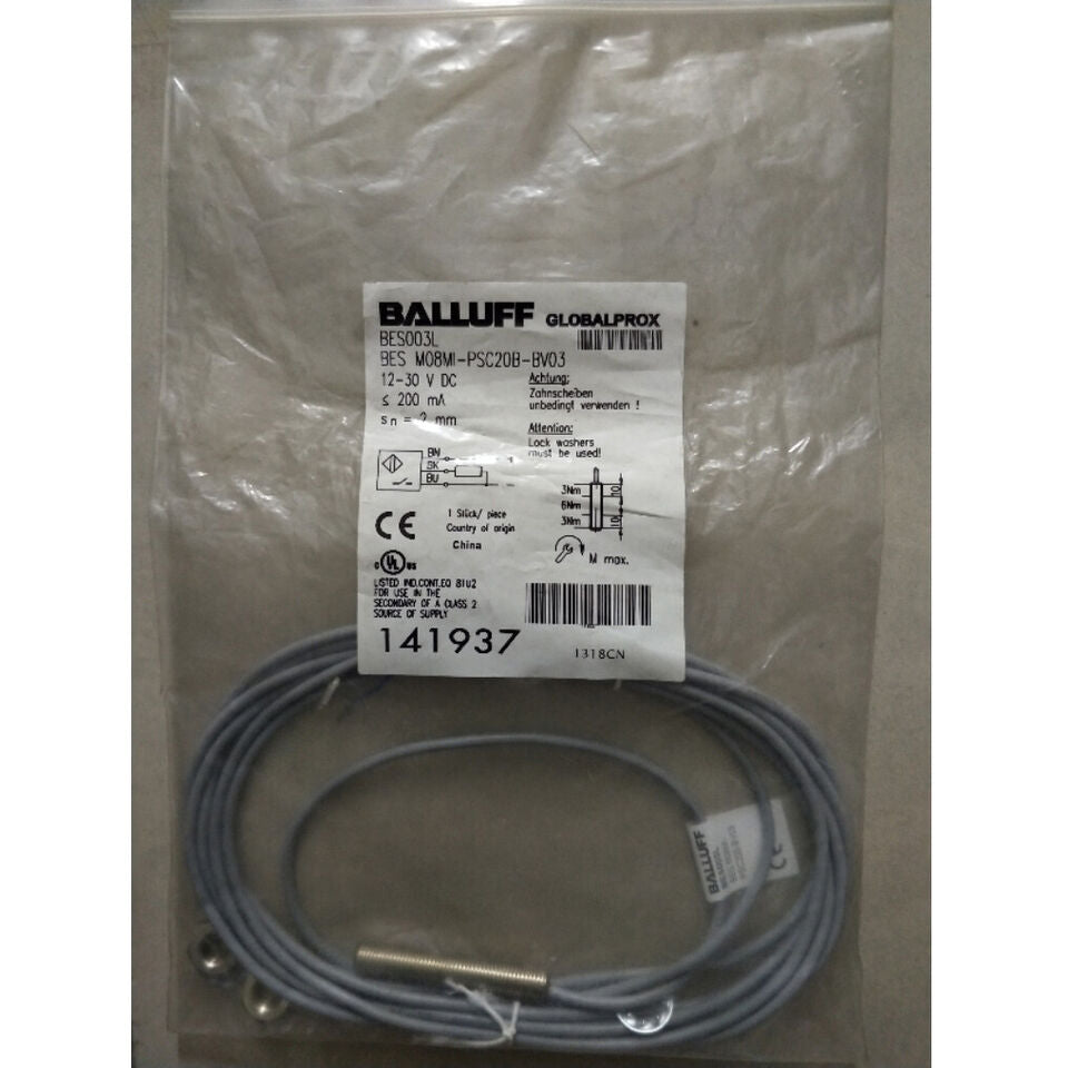 1PC BALLUFF Proximity Switch Sensor M08MI-PSC20B-BV03 - BALLUFF