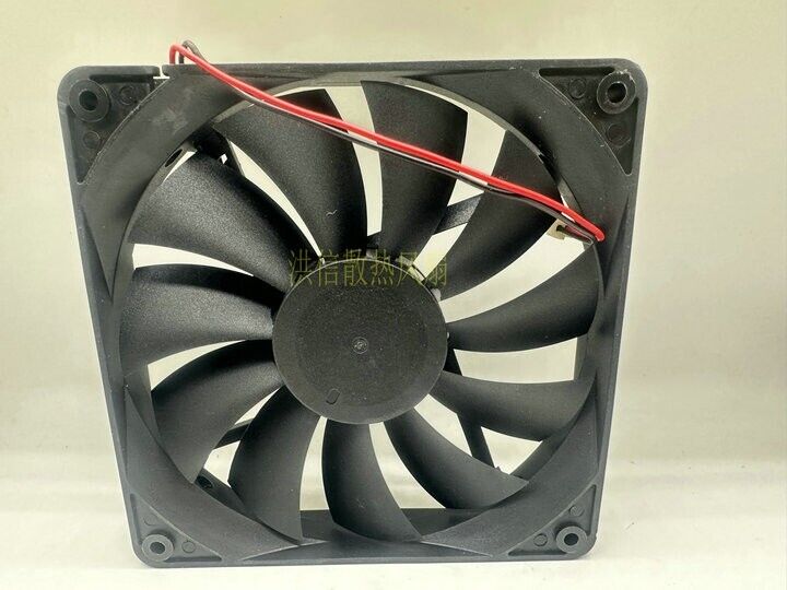 new 1 PCS Fan 135*25MM 2 wire cooling fan PY-13525H12S DC12V 0.48A - DELTA
