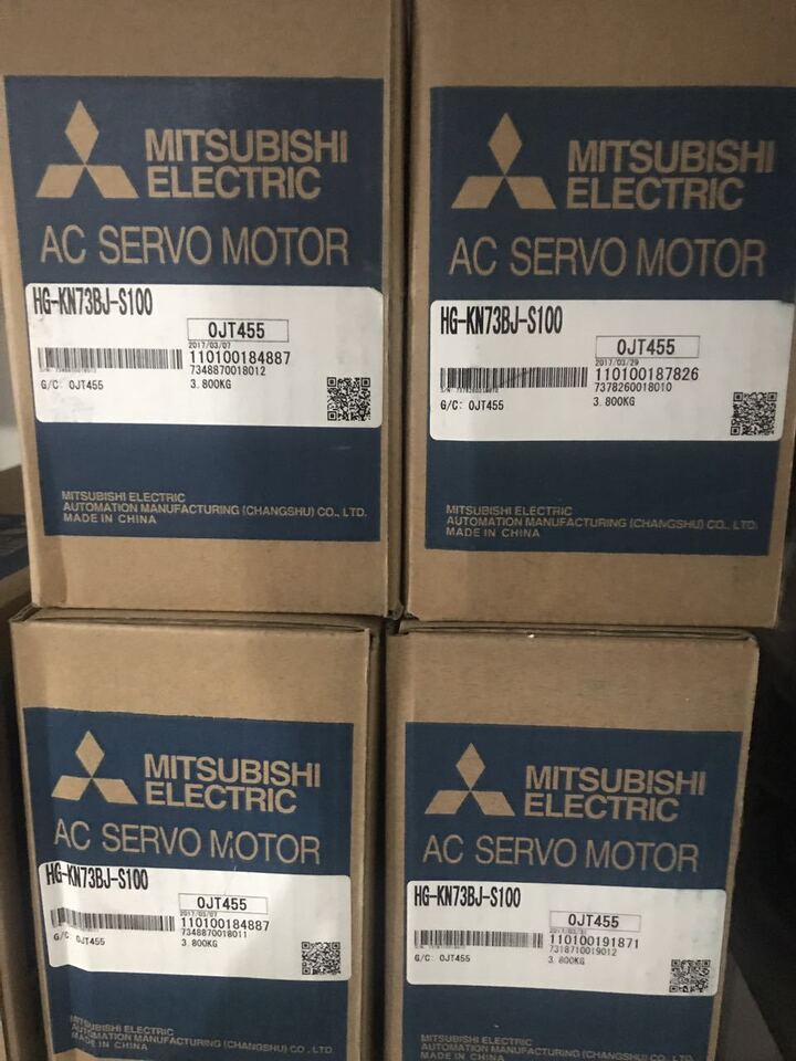 1-PC Mitsubishi HG-KN73BJ-S100 AC Servo Motor in Box - MITSUBISHI