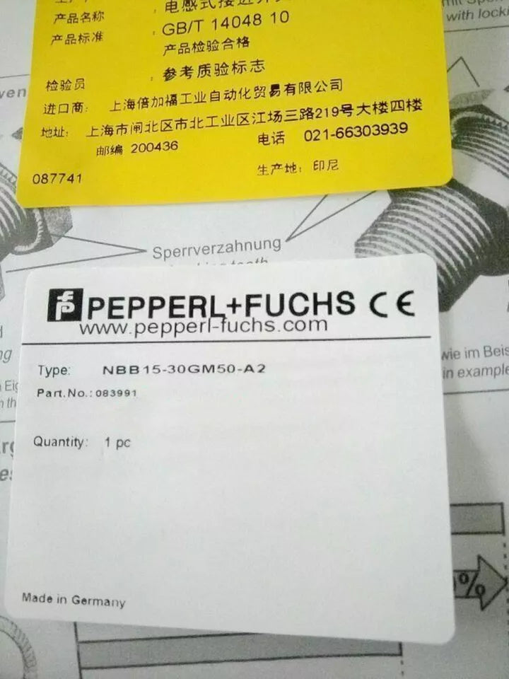 new PEPPERL+FUCHS Inductive Sensor NBB15-30GM50-A2 Fast - PEPPERL+FUCHS