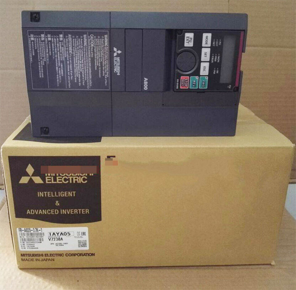 new One Mitsubishi FR-A820-3.7K-1 Inverter FRA8203.7K1 ping - MITSUBISHI