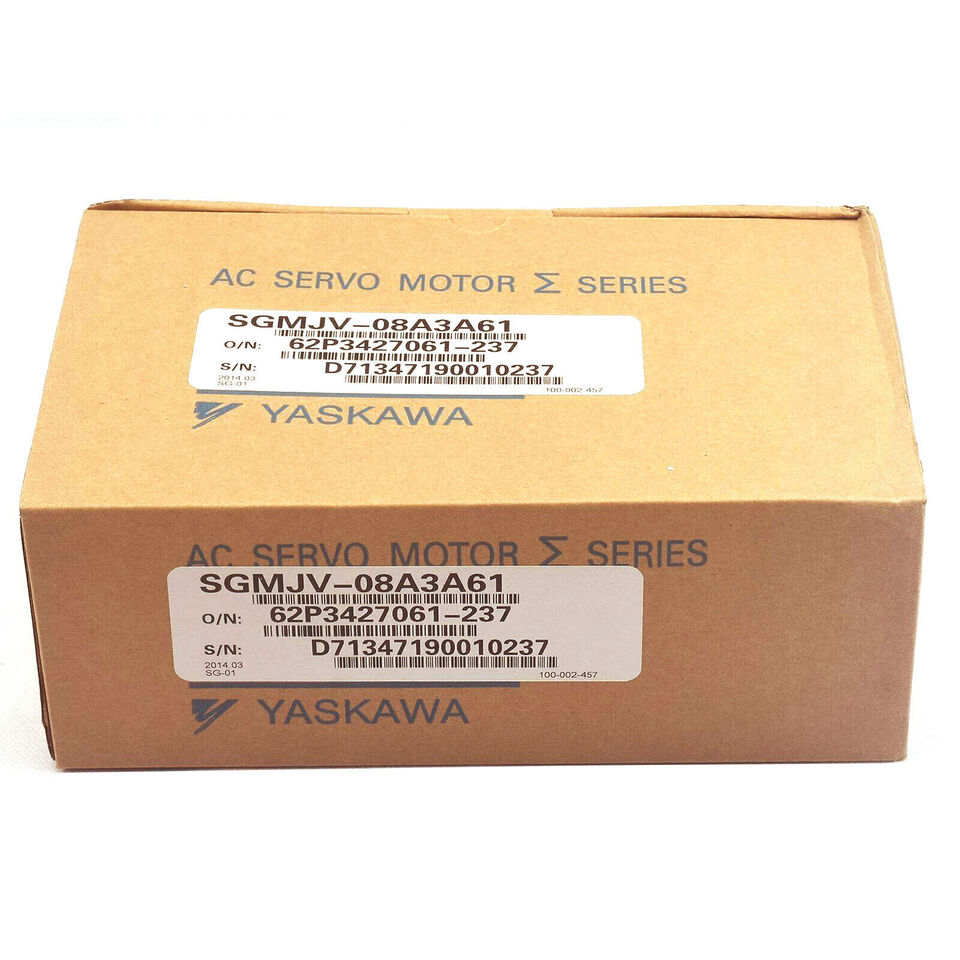 New Yaskawa SGMJV08A3A61 Servo Motor - YASKAWA