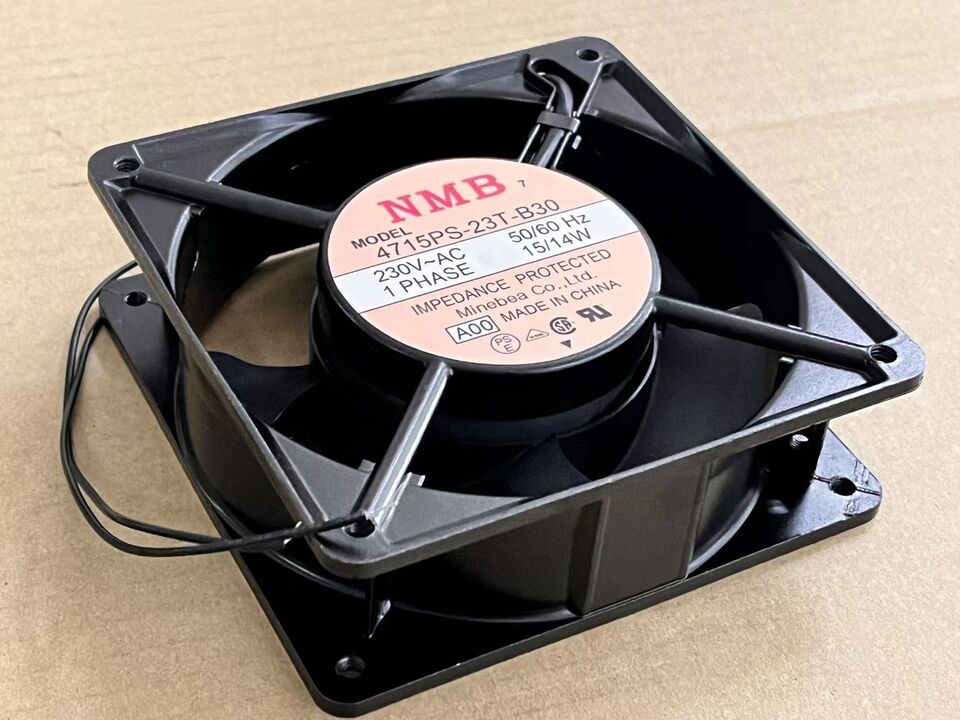 new 1PC For Aluminum frame cooling fan 230VAC 15/14W 120*120*38mm2pin 4715PS-23T-B30 - TECHPRO