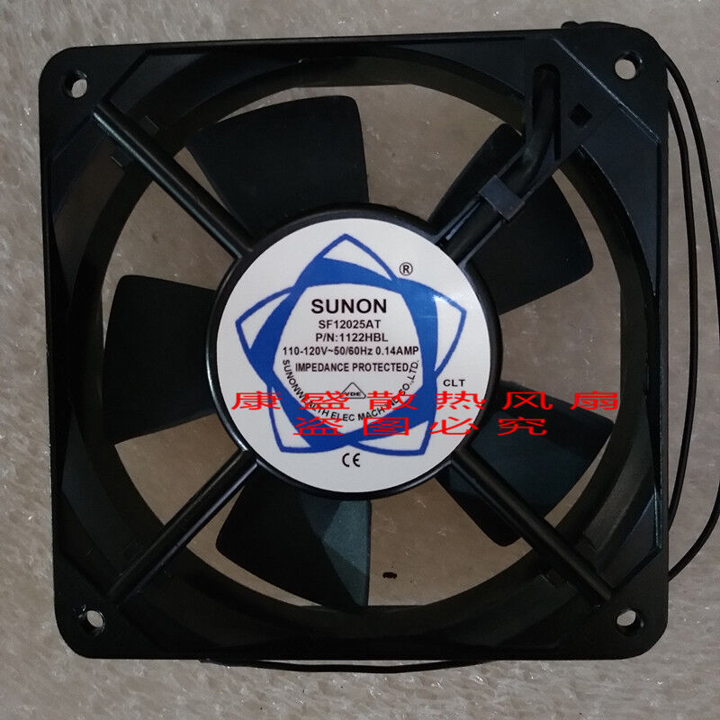 new 1 PCS 110/120V 12025 12CM 2 WIRE Fan SF12025AT 1122HBL AC - SCHNEIDER ELECTRIC