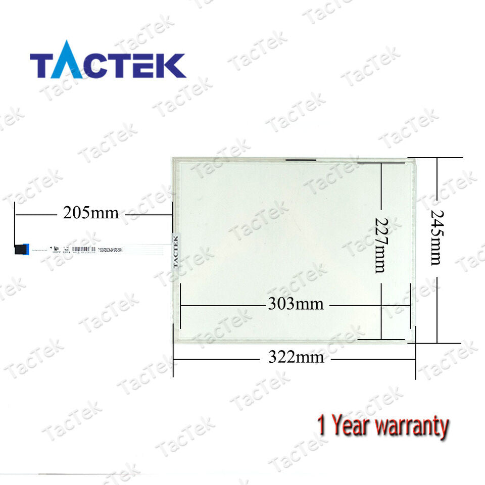 Touch Screen Panel Glass Digitizer for T150S-5RB004N-0A18R0-200FH-C Replacement - TECHPRO
