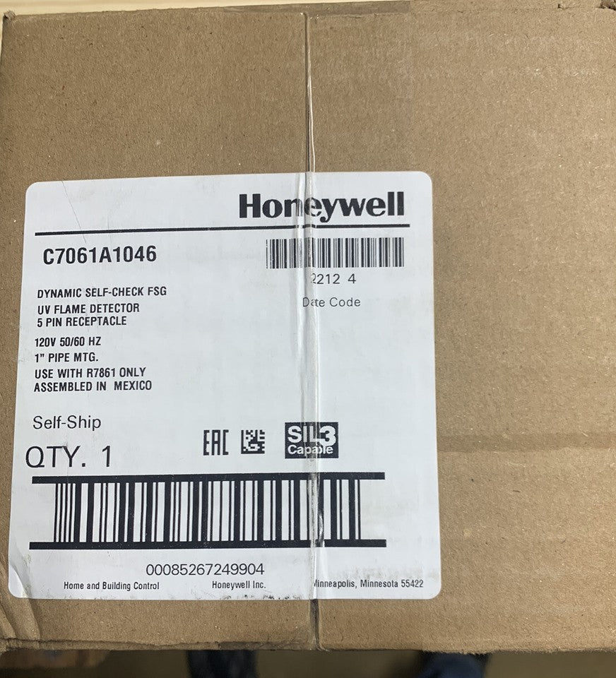 new 1PC Honeywell C7061A1046 Flame Detector Replaces In Box ping