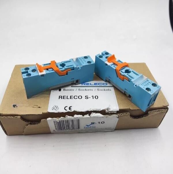 new Box/10Pcs RELECO S-10 S10 for C10-A10X Series Relay Base - RELECO