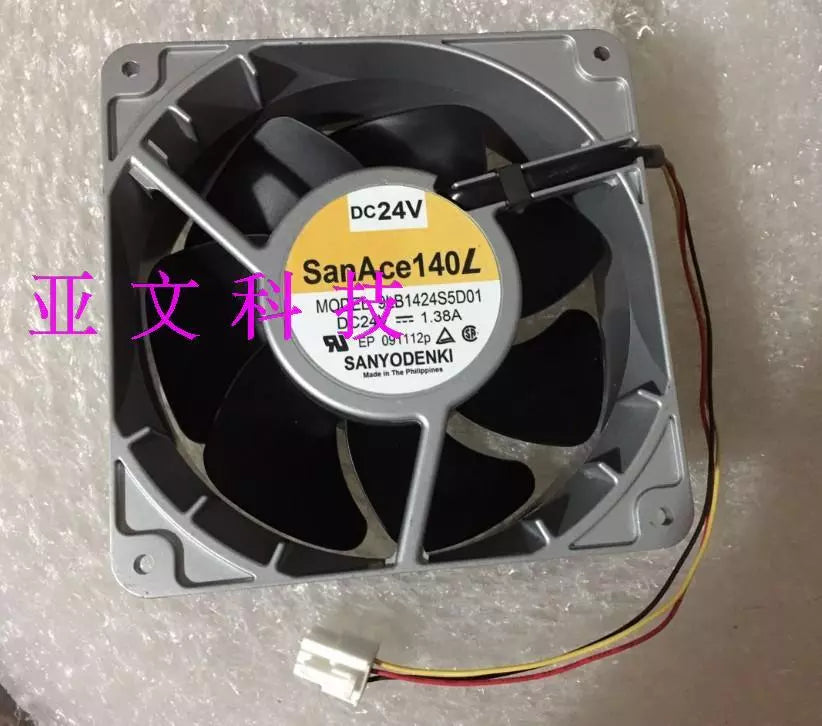 1PC SANYO 9LB1424S5D01 Cooling Fan DC24V 1.38A 14CM - SANYO