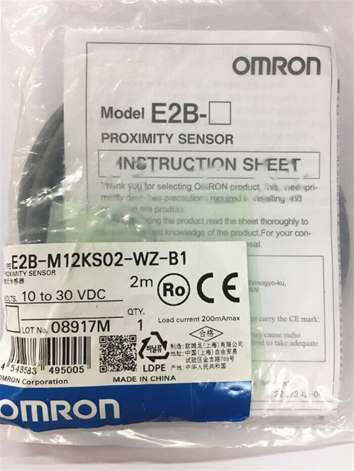 new Omron E2B-M12KS02-WZ-B1 Proximity Sensor One E2BM12KS02WZB1 - OMRON