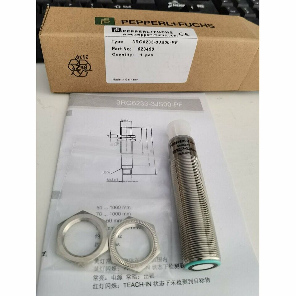new 1PC Pepperl+Fuchs RG6233-3JS00-PF Ultrasonic Sensor ping - PEPPERL+FUCHS