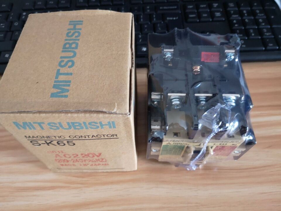 new Mitsubishi S-K65 220VAC Magnetic Contactor One SK65 - MITSUBISHI