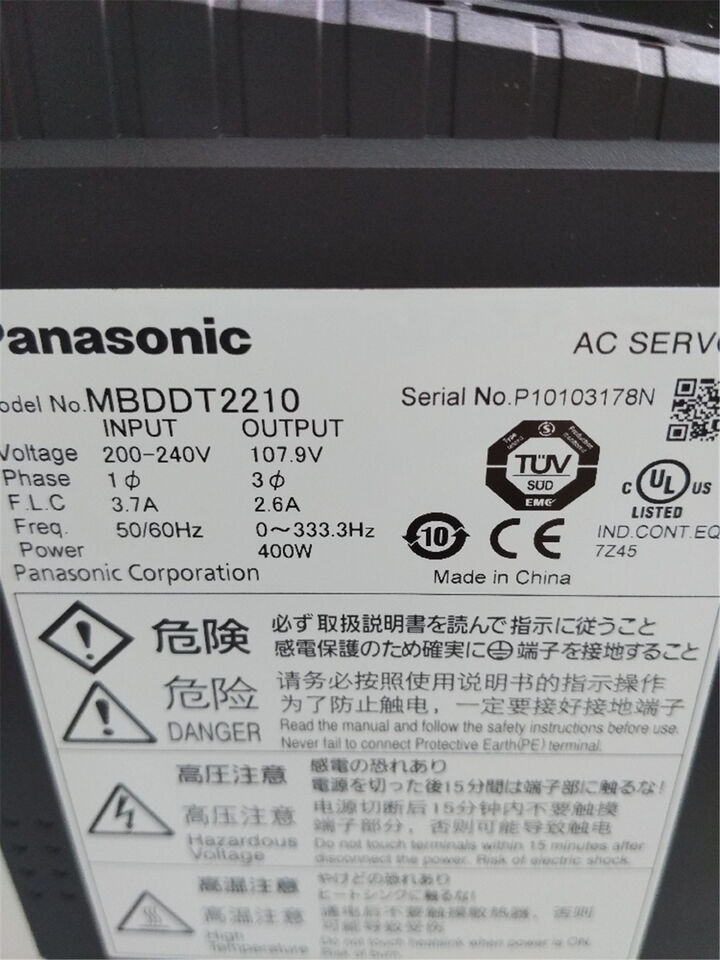 new 1PC Panasonic MBDDT2210 AC Servo Drive ping - PANASONIC