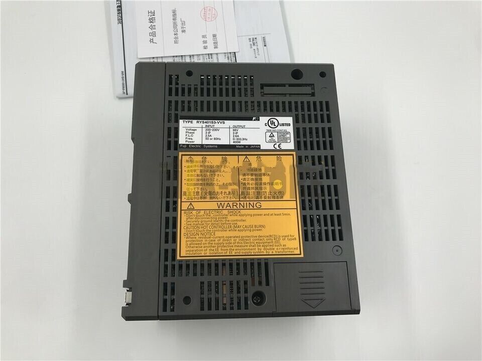 new 1PC Fuji RYS401S3-VVS Servo Drive ping RYS401S3VVS - FUJI