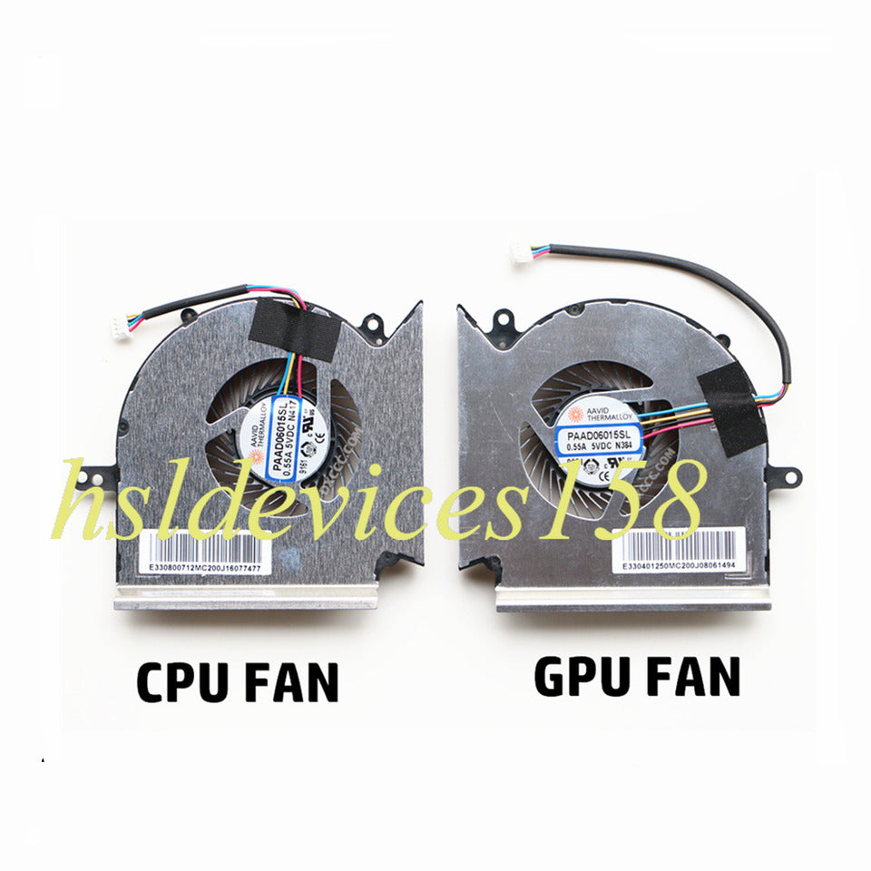 new 1Pcs Suitable for Notebook Fan A-Pair MSI GE63VR GE73VR MS-16P1 MS-16P7 MS-17C1 - MSI