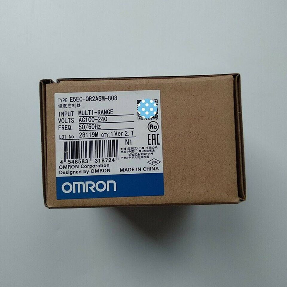 Omron E5ECQR2ASM808 Temperature Controller E5EC-QR2ASM-808 - OMRON
