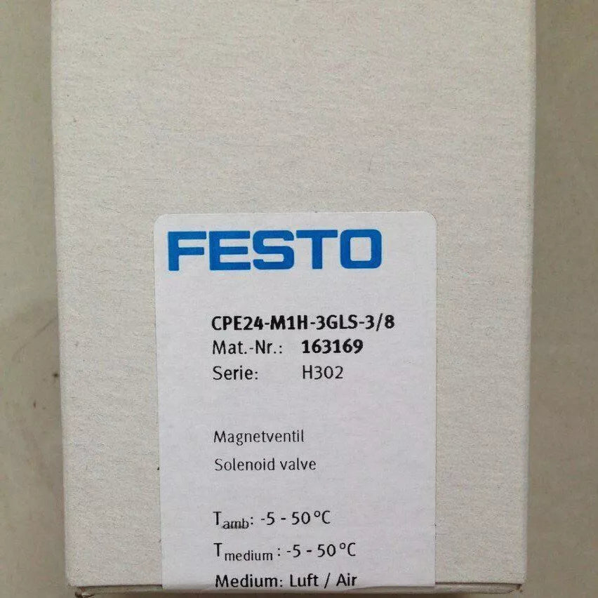 Festo CPE24-M1H-3GLS-3/8 Solenoid Valve - FESTO