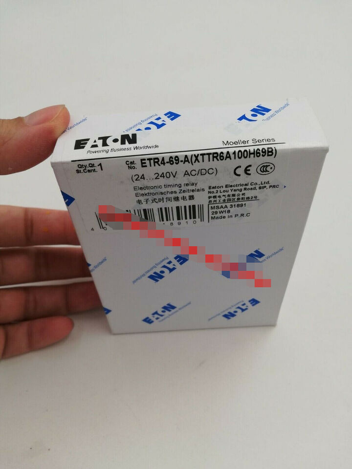 Eaton Moeller ETR469A AC/DC Time Relay with Ping - EATON MOELLER