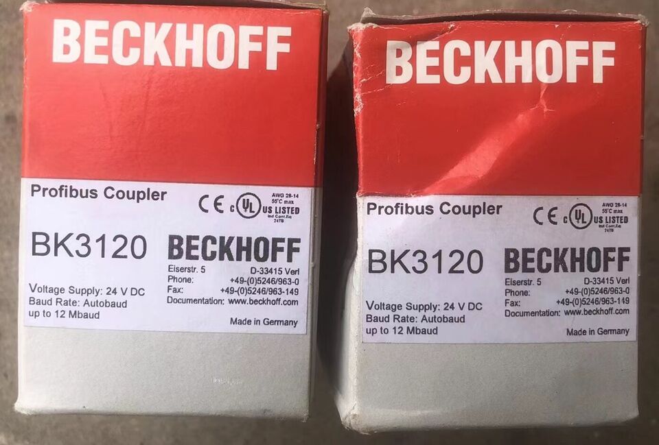 new 1PC BECKHOFF BK3120 PLC In Box ping BK 3120 - BECKHOFF