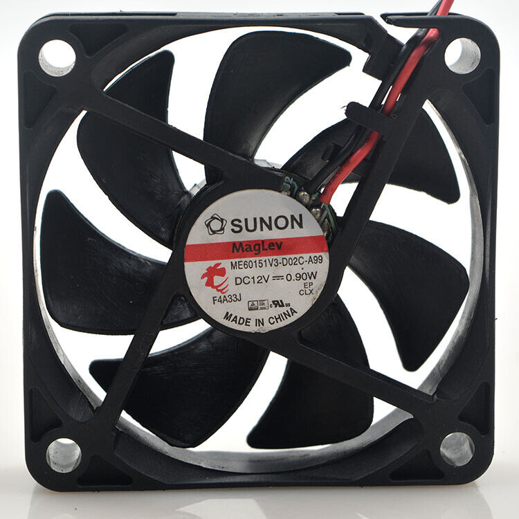 new 1PC 12V magnetic suspension chassis fan ME60151V3-D02C-A99 6015 60*60*15mm - INDUSTRIAL EQUIPMENT