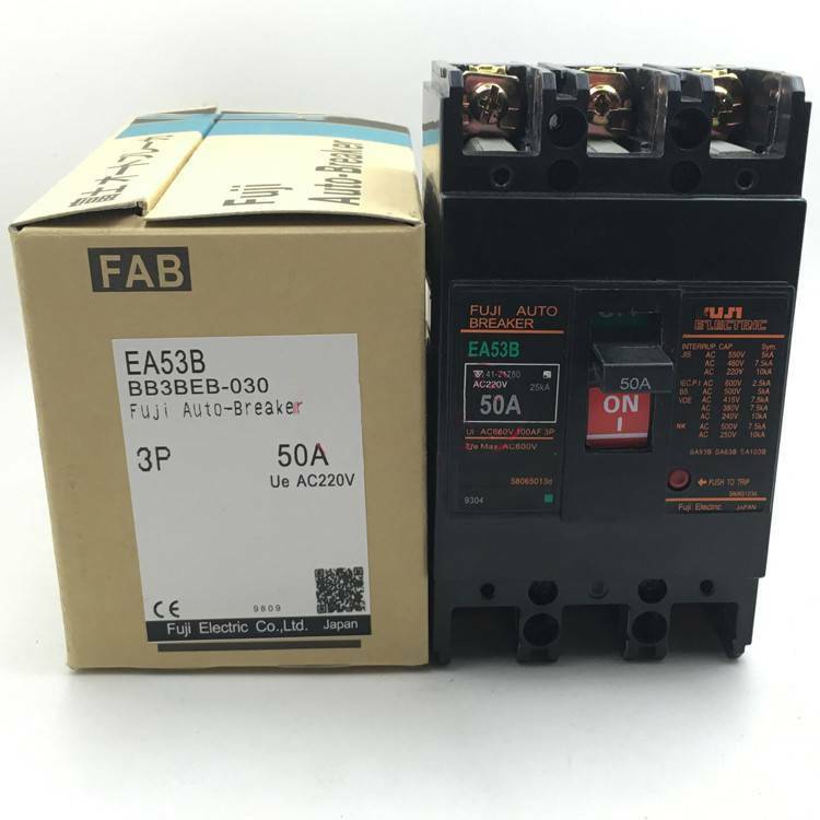 new 1PC Fuji EA53B 3P 50A Circuit Breaker EA53B In Box - FUJI