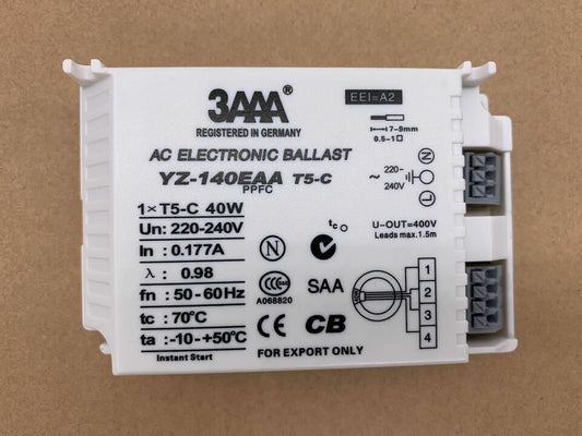 new 1pcs For ring 40W lamp tube ballast 3AAA ballast YZ-140EAA FC /T5-C 40W - LUMINATECH