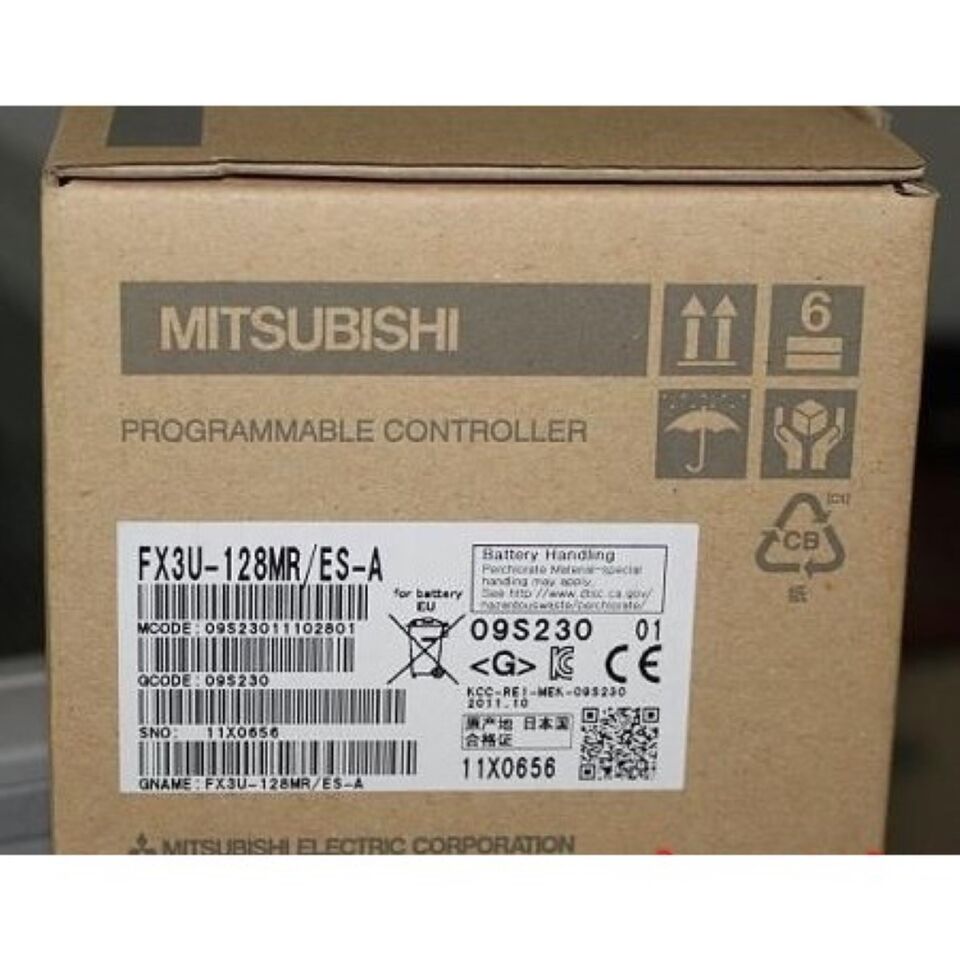 new 1PC Mitsubishi FX3U-128MR/ES-A PLC Programmable Controller FX3U128MRESA - MITSUBISHI