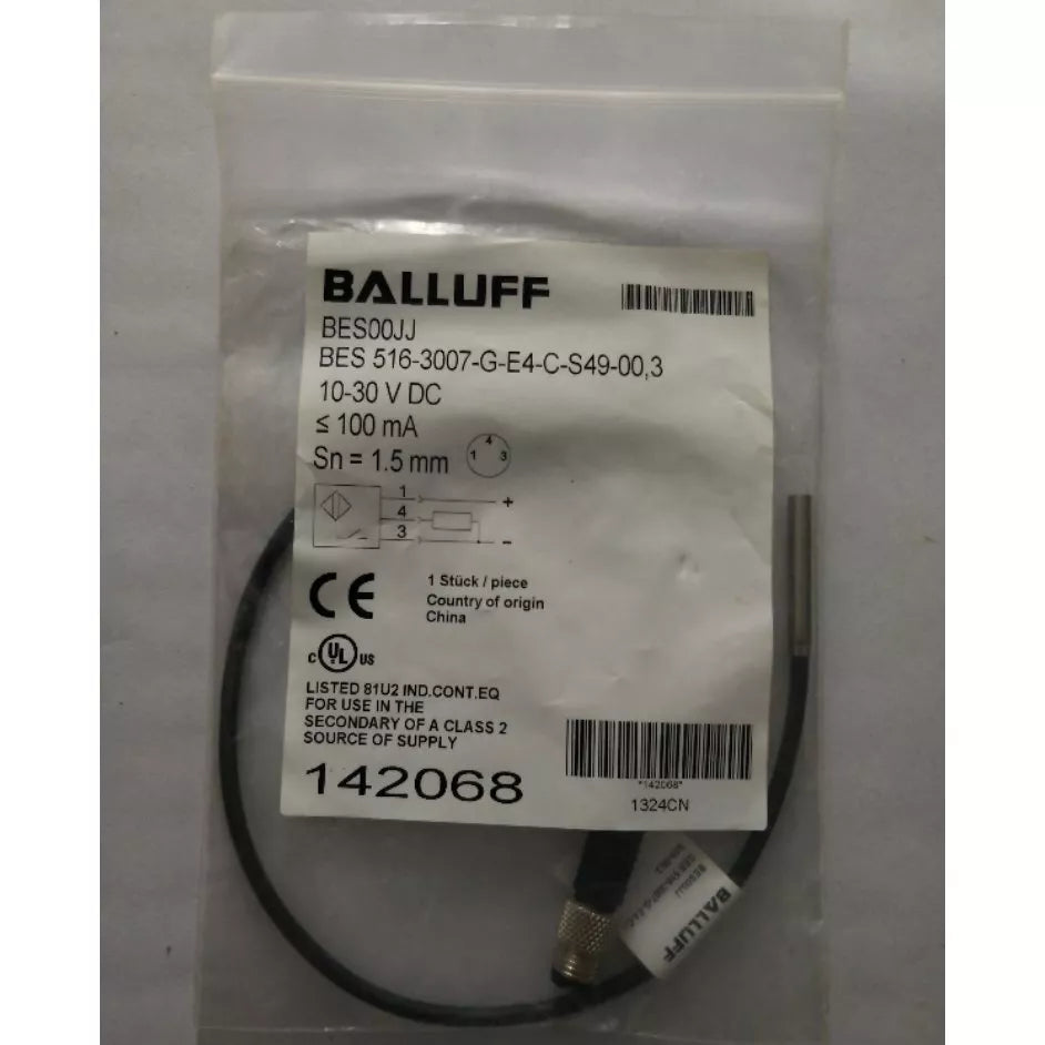 new 1PC BALLUFF BES 516-3007-G-E4-C-S49-00,3 Proximity Sensor - BALLUFF