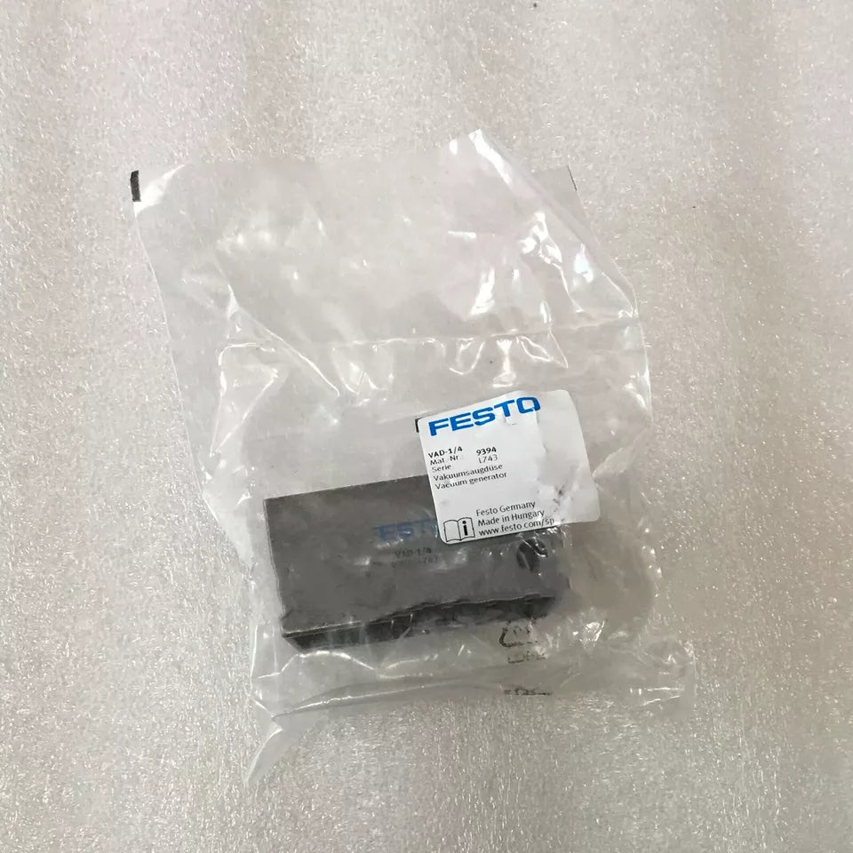 new Festo VAD-1/4 9394 Vacuum Generator One VAD1/4 - FESTO