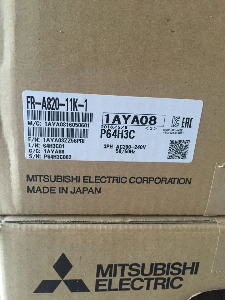 new One Mitsubishi FR-A820-11K-1 Inverter FRA82011K1 ping - MITSUBISHI