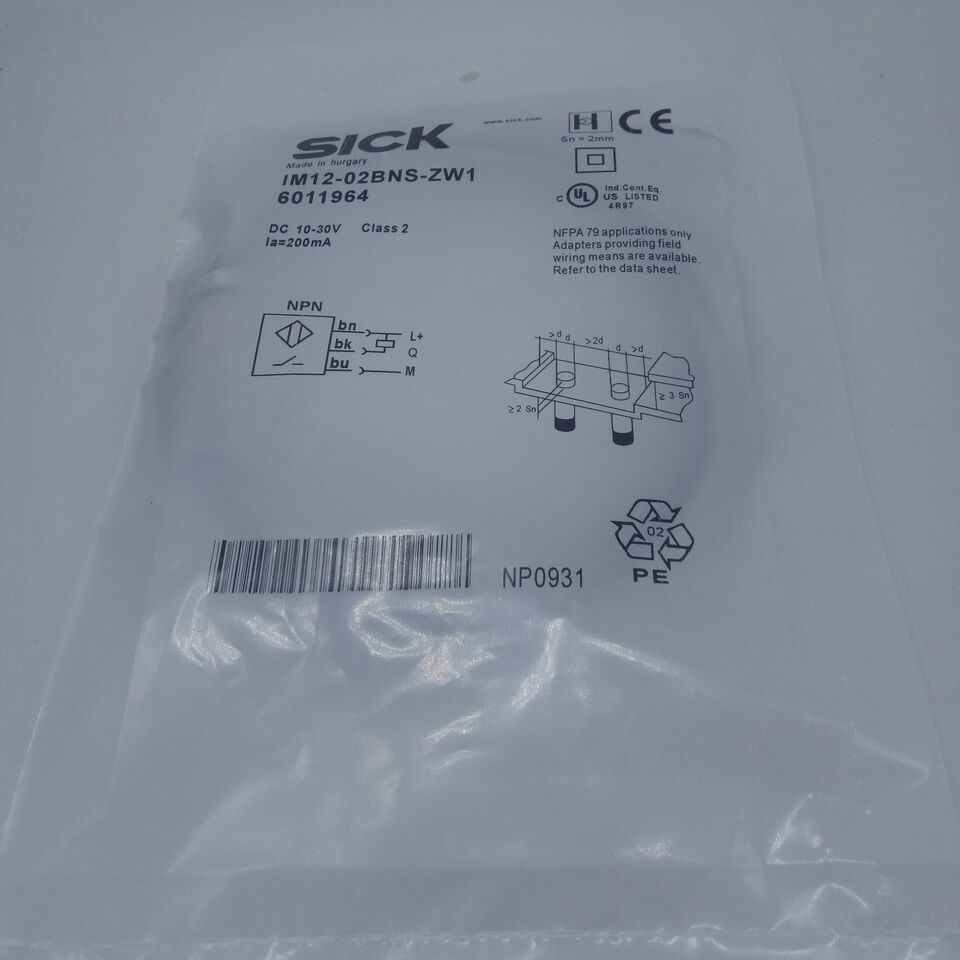 new SICK IM12-02BNS-ZW1 Proximity Switch One IM1202BNSZW1 - SICK